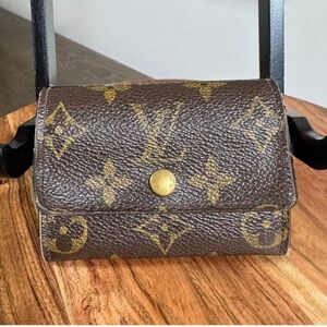 Authentic Louis Vuitton Monogram Compact Wallet — Porte Monnaie / Coin Purse